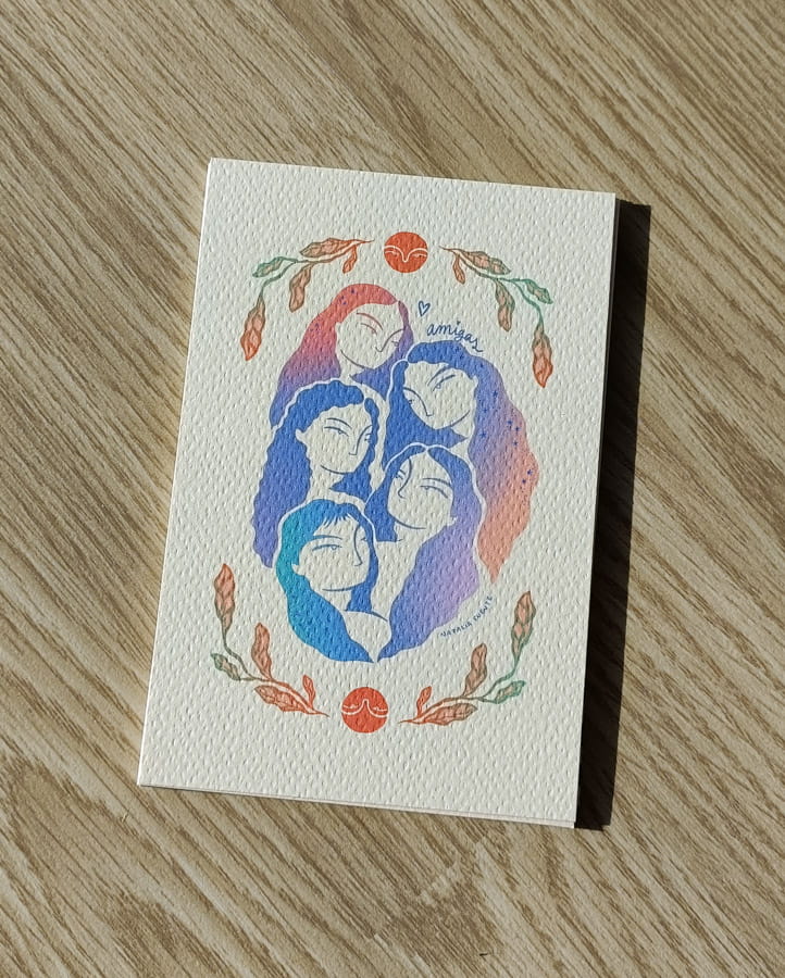 Lámina ‘Amigas’