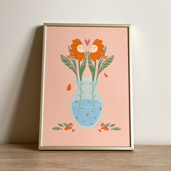 Lámina 'El amor es una flor'