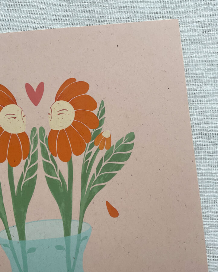 Lámina 'El amor es una flor'