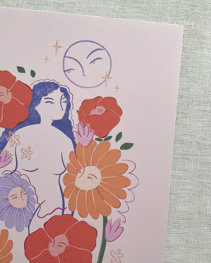 Lámina “Luna de las flores”