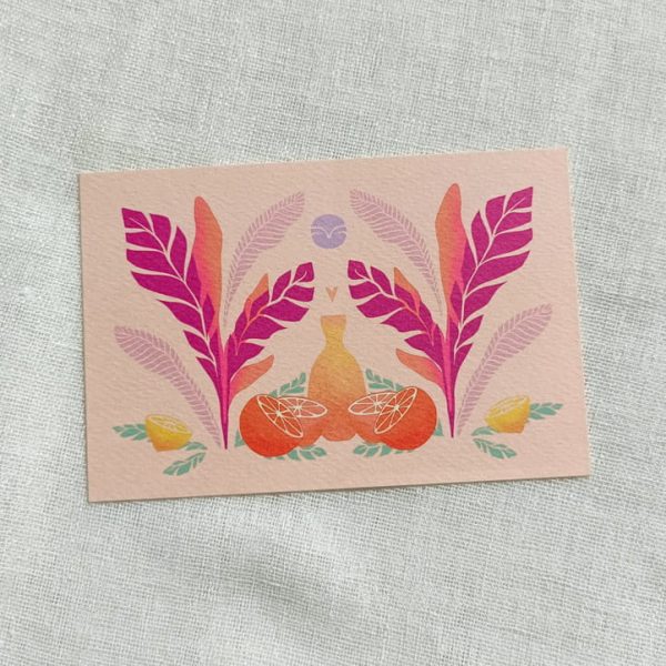 Postal 'Naranja y limón'