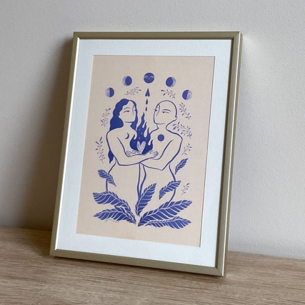 Lámina 'Sol y luna'