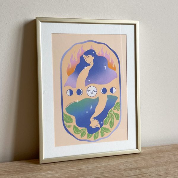 Lámina 'Tierra y fuego'