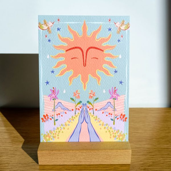 Postal 'Saludo al sol'